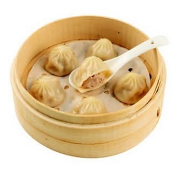 Steamed Pork Soup Dumplings (6pcs) 鲜肉小笼包 (6pcs)